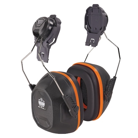 Cap-Style & Helmet Gray NRR 26db Mounted Earmuffs